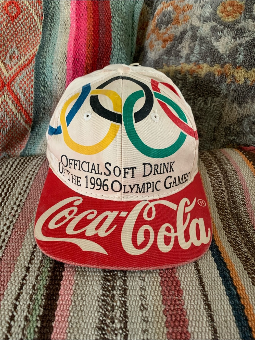 Vintage Coca Cola 1996 Olympic Games Hat